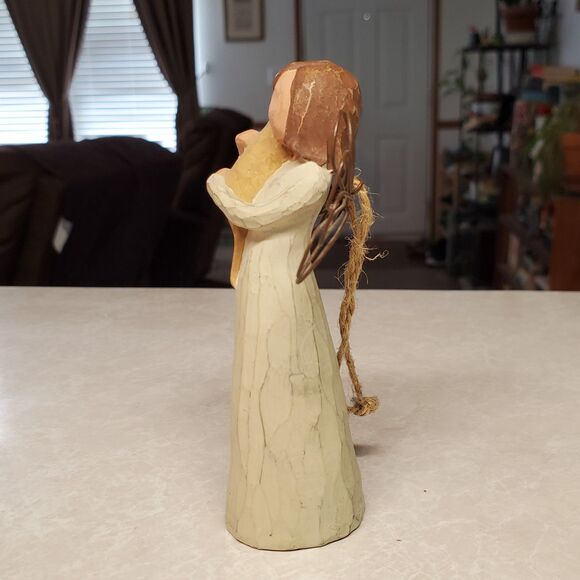 2001 Demdaco Willow Tree Ornaments Angel Of Friendship 4" Tall No Box - Picture 2 of 5